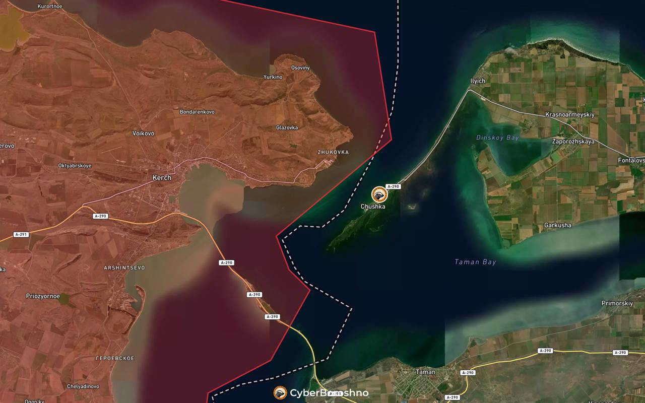 пожежа порт Кавказ Краснодарський край