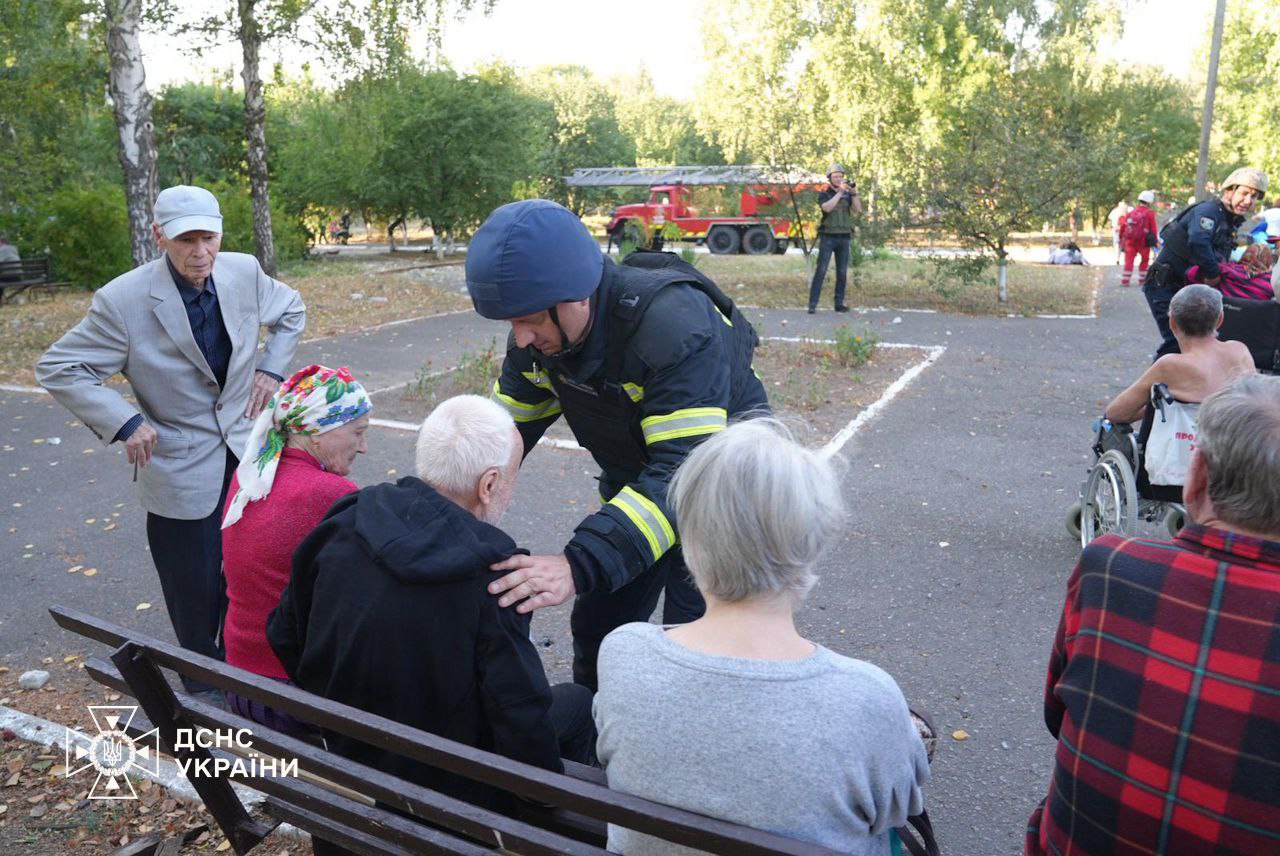 Суми геріатричний центр, обстріл рф