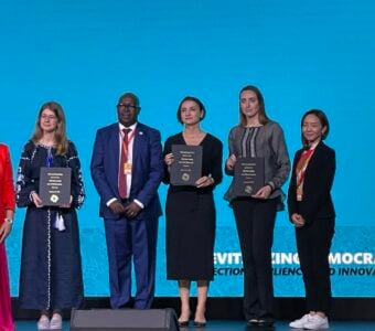 Rubryka, Lviv Media Forum, and Ukrainian PEN receive prestigious award from World Movement for Democracy in South Africa