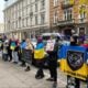 Memorial rally in Warsaw shows solidarity for Ukrainian POWs imprisoned by Russia near Red Cross HQ