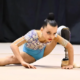 Indomitable eight-year-old Ukrainian gymnast shines in tournament despite losing leg to Russian shelling