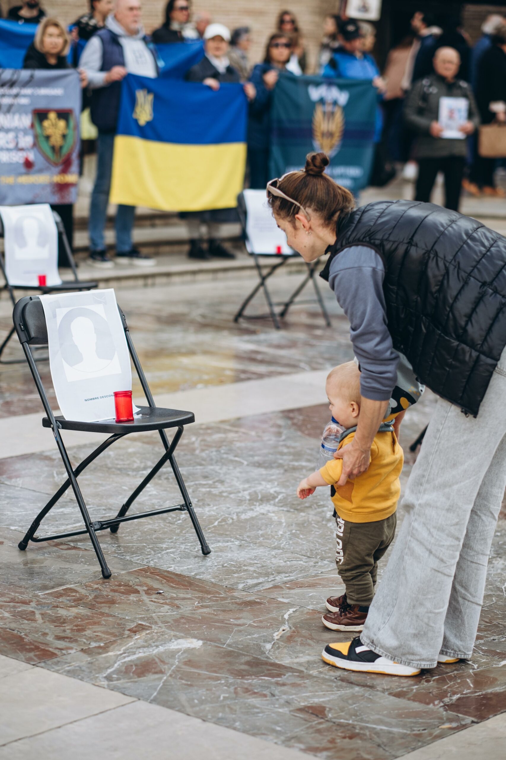 в Іспанії українці провели акцію пам'яті