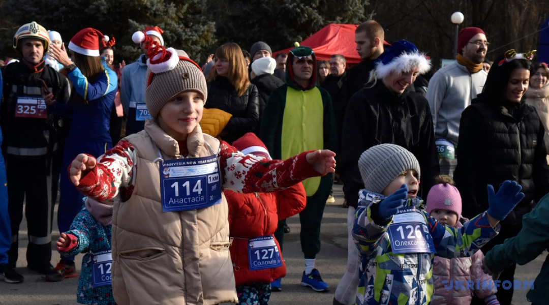 У Вінниці відбувся новорічний забіг