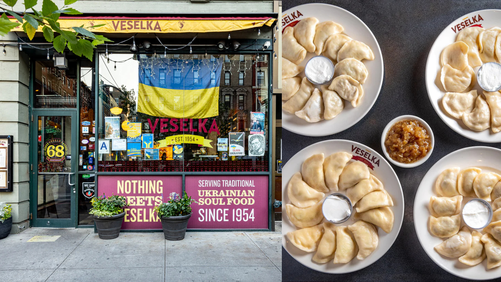 Ukrainian restaurants worldwide: The original Veselka restaurant in New York