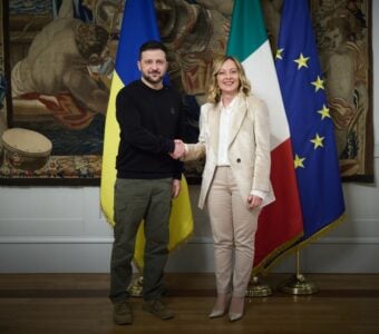 Zelensky and Italian PM discuss Conference on Ukraine's Reconstruction and SAMP/T missile supply