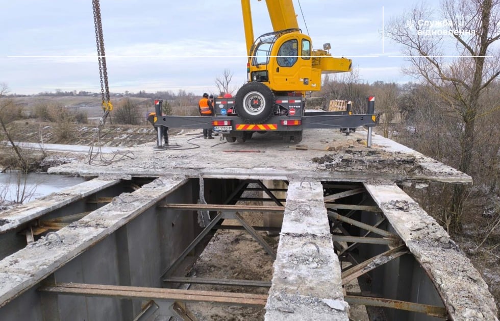 міст через річку Тетерів