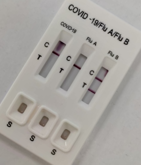 Експрес-тест на антиген COVID-19 та ГРИП А/В