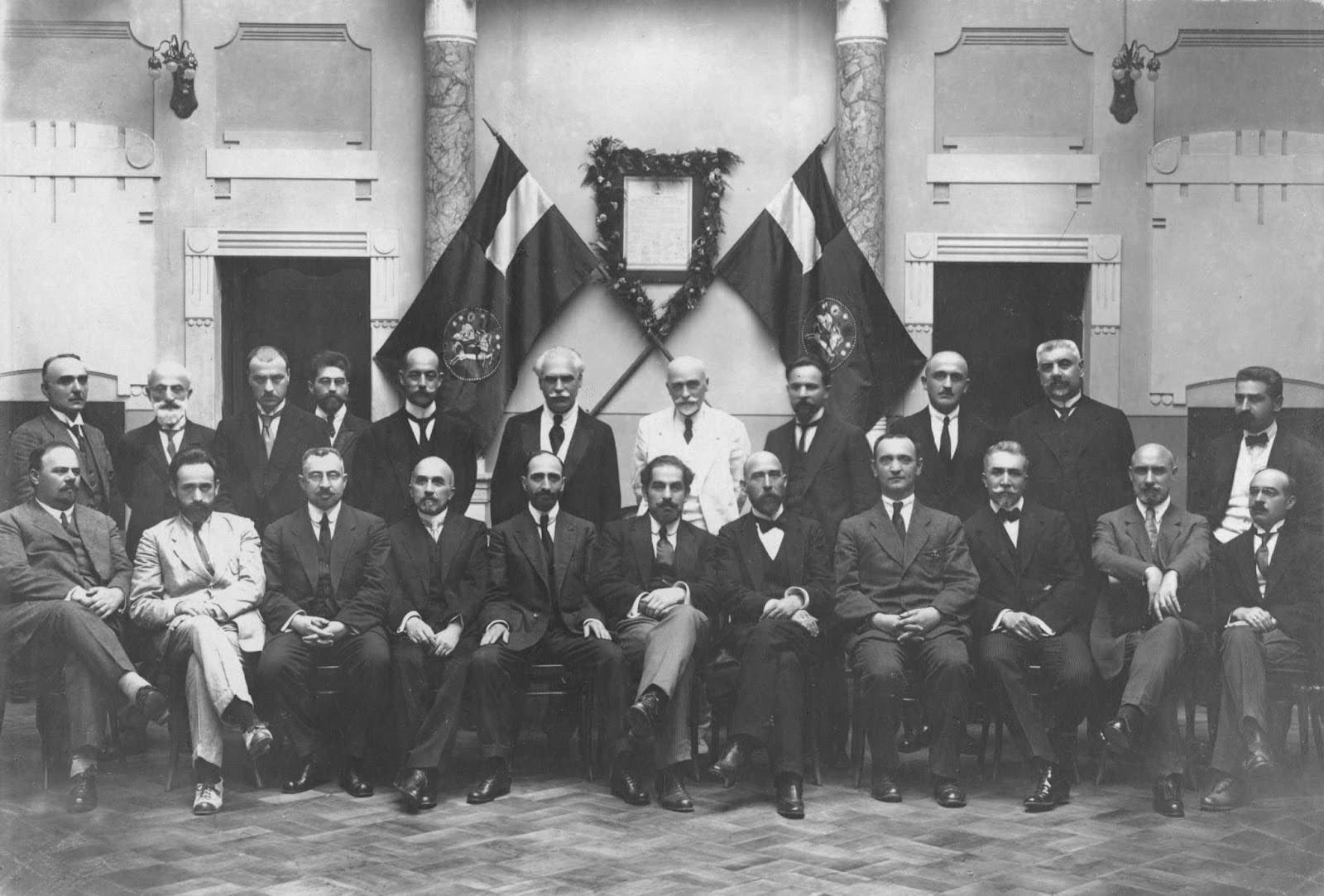 Ministers of the Democratic Republic of Georgia in the 1920s.