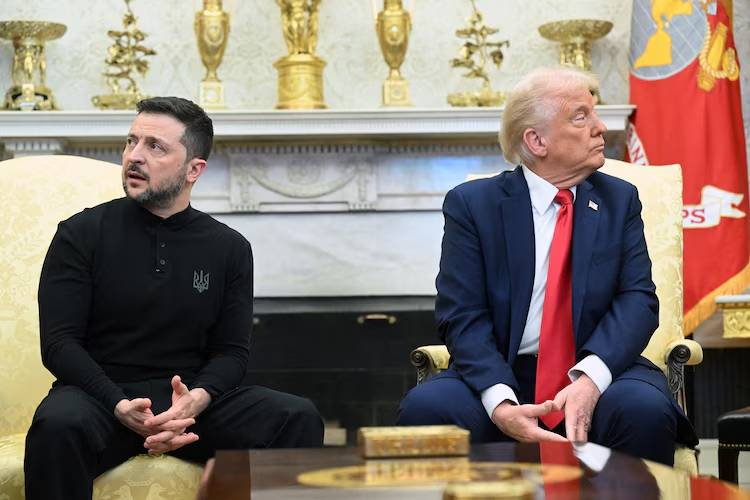 Zelensky suit: President Volodymyr Zelensky and President Donald Trump met in the Oval Office