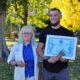 Ukrainian serviceman sets national record for long-distance knife throwing in Odesa