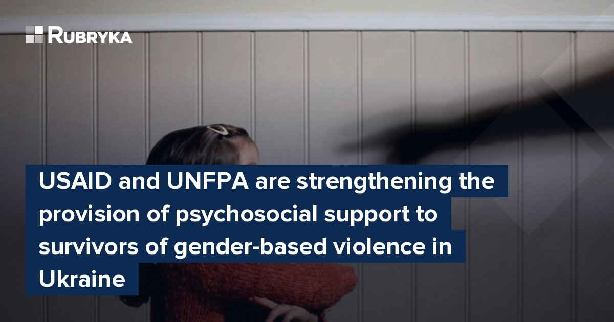 USAID And UNFPA Are Strengthening The Provision Of Psychosocial Support ...