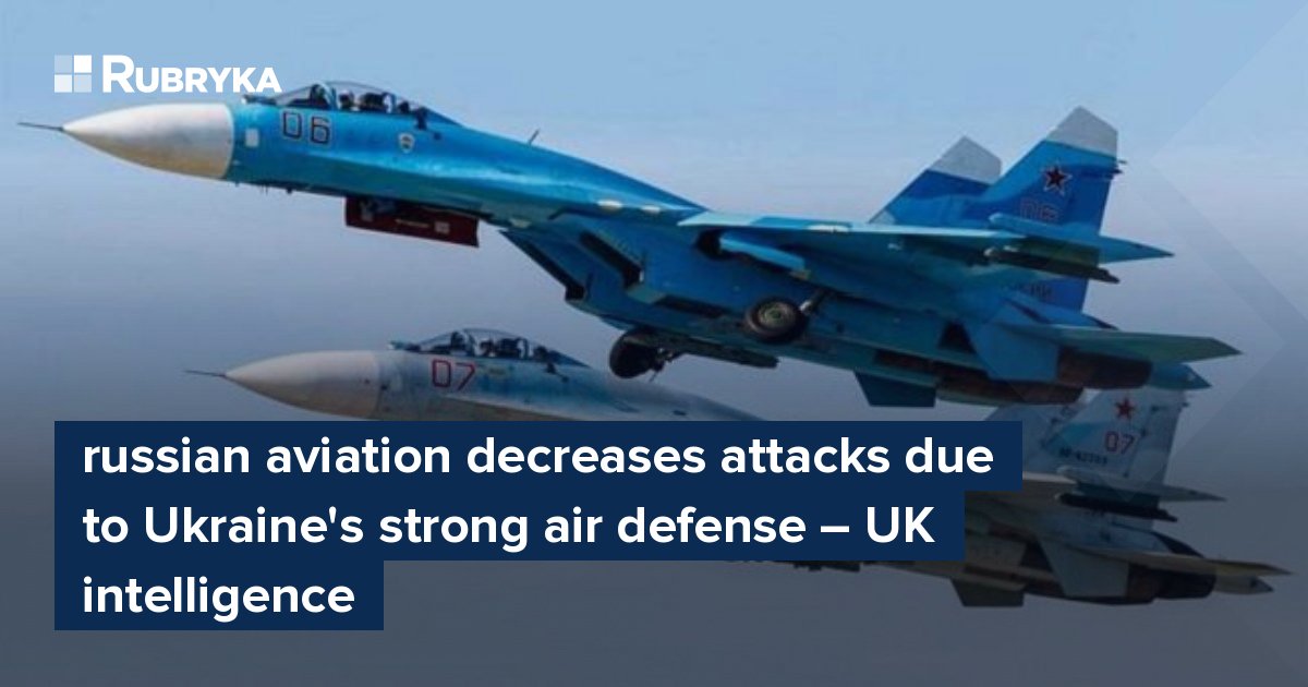 Russian Aviation Decreases Attacks Due To Ukraine's Strong Air Defense ...