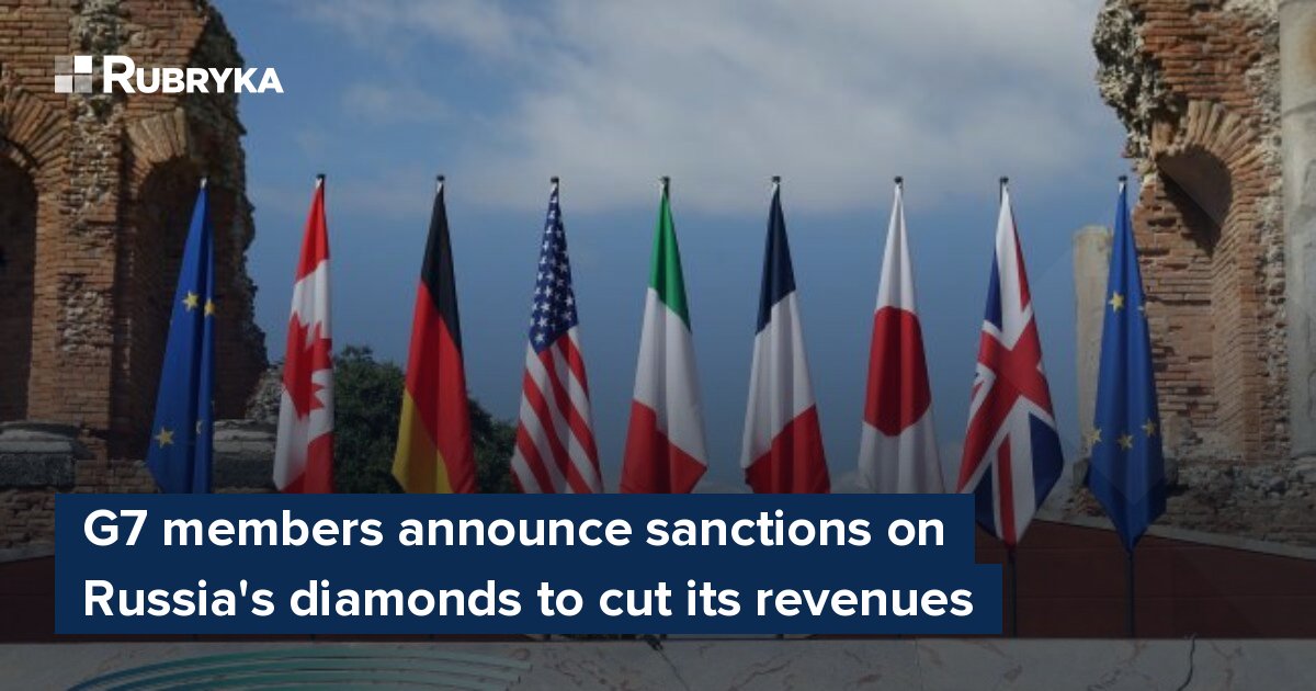 G7 Members Announce Sanctions On Russia's Diamonds To Cut Its Revenues ...