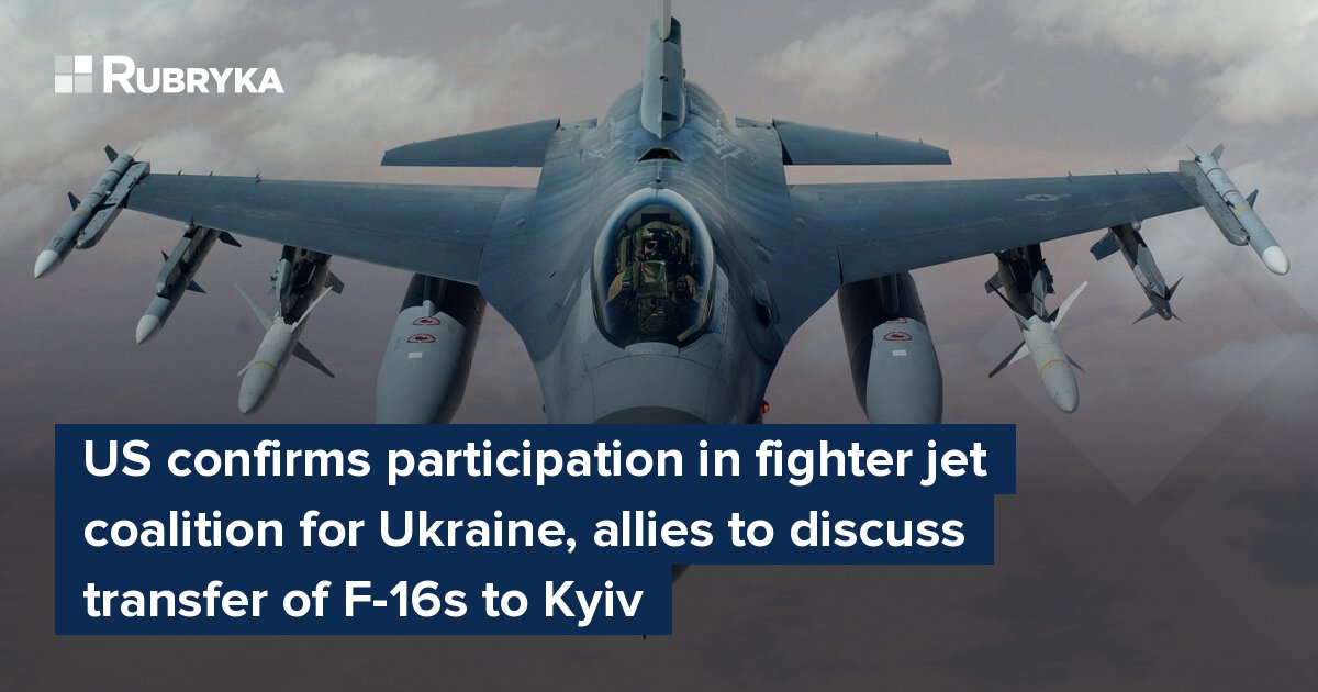 US Confirms Participation In Fighter Jet Coalition For Ukraine, Allies ...